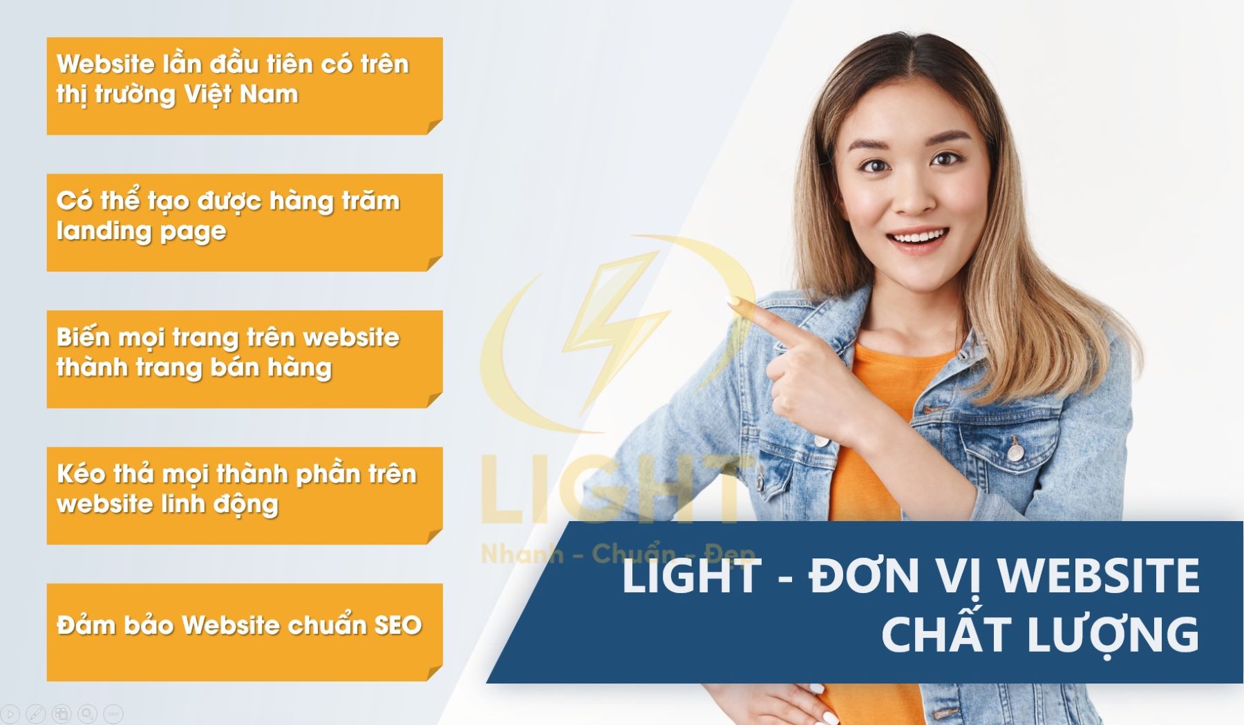 Light - Đơn vị website chất lượng