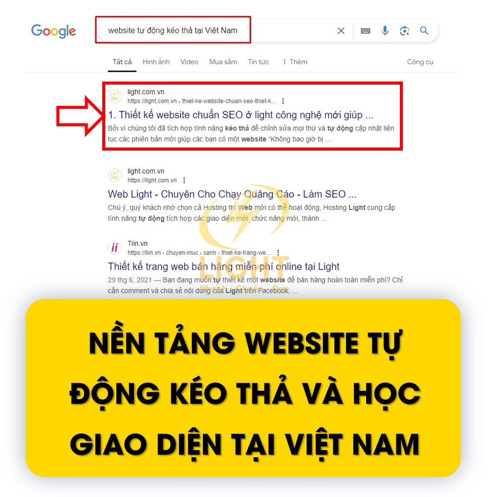 Light nền tảng web công nghệ mới