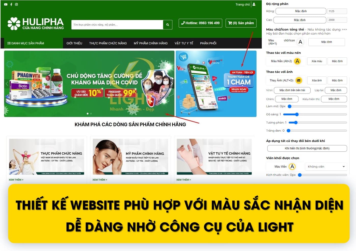 Xây dựng website chất lượng