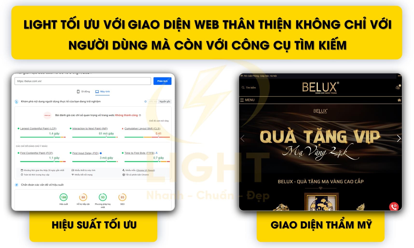 Với giao diện web thân thiện