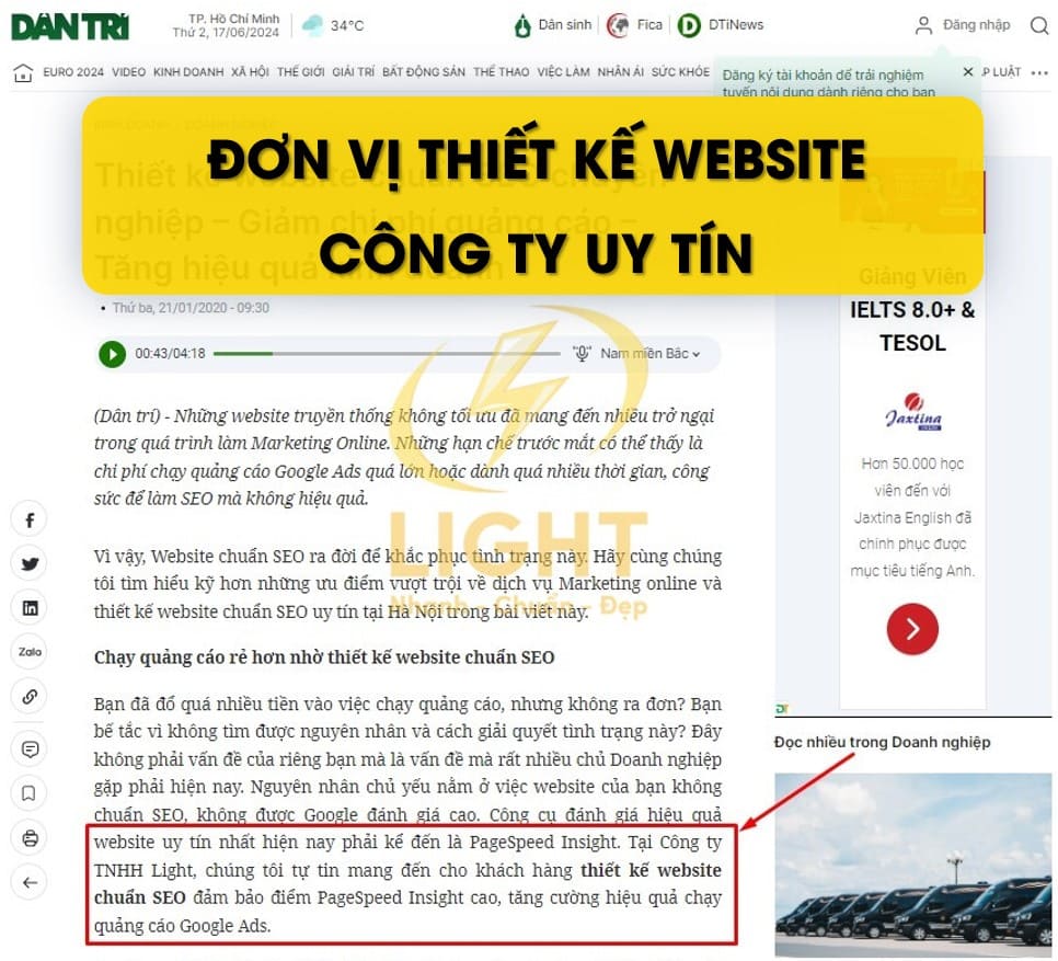 Công ty website đảm bảo chất lượng