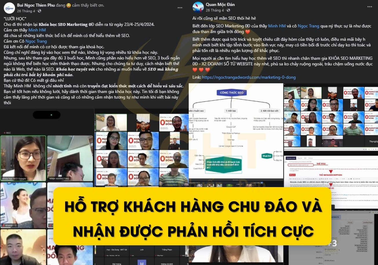 Hỗ trợ khách hàng chu đáo