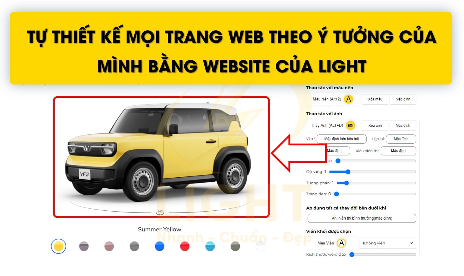 Dịch vụ thiết kế trang web giá rẻ tại LIGHT