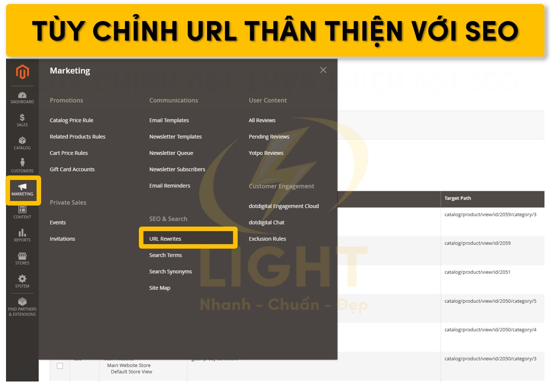Sử dụng tính năng URL Rewirtes để tối ưu SEO