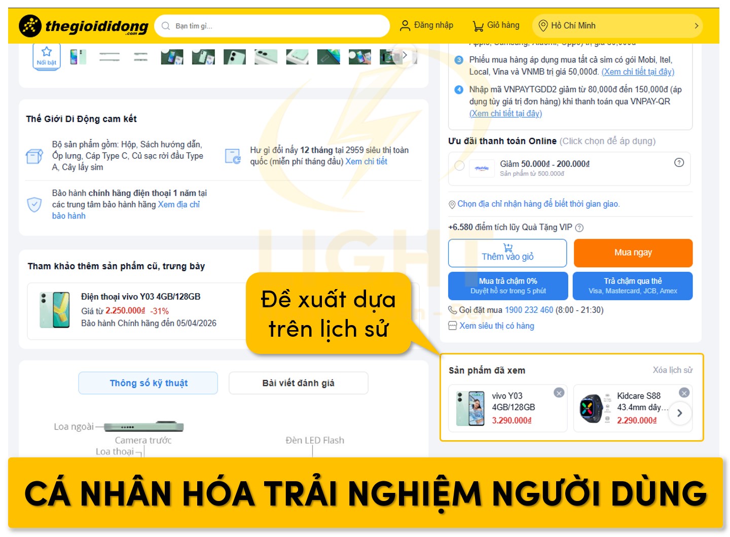 Tối ưu trải nghiệm của người dùng