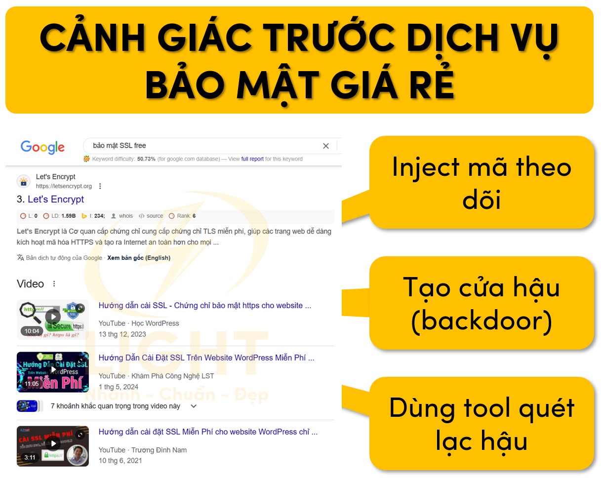Cẩn thận trước các dịch vụ bảo mật giá rẻ