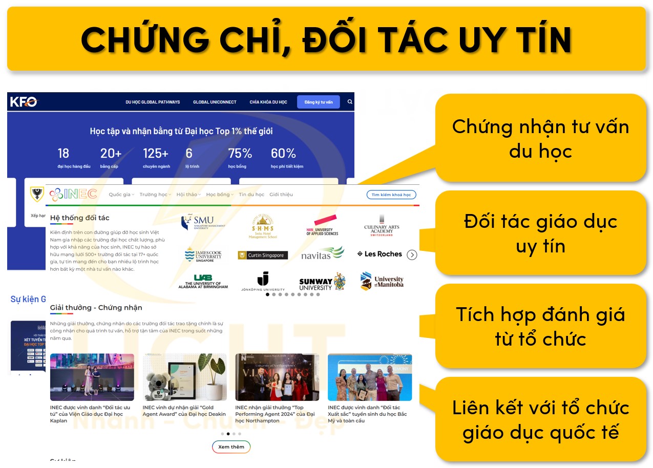 Thêm chứng chỉ hay thông tin tối tắc uy tín