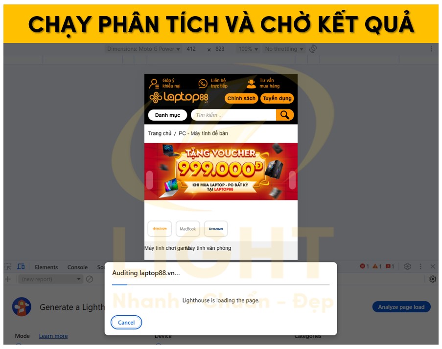 Chờ kết quả phân tích