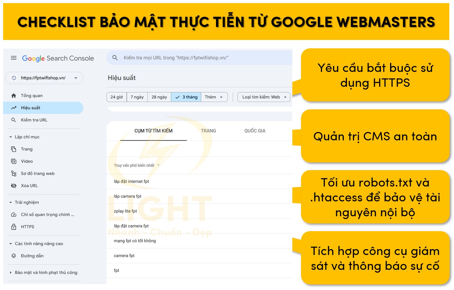 Một số lưu ý về bảo mật từ Google Webmasters