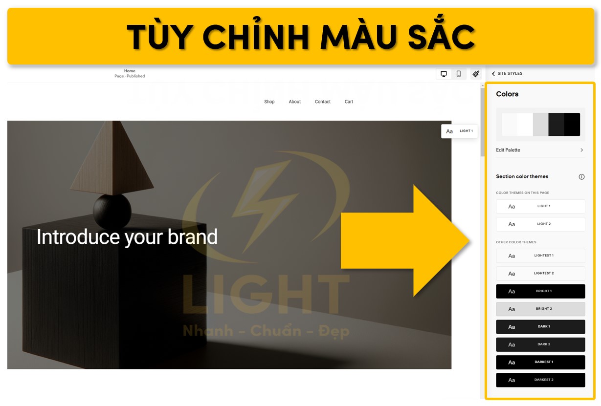 Chỉnh sửa màu sắc