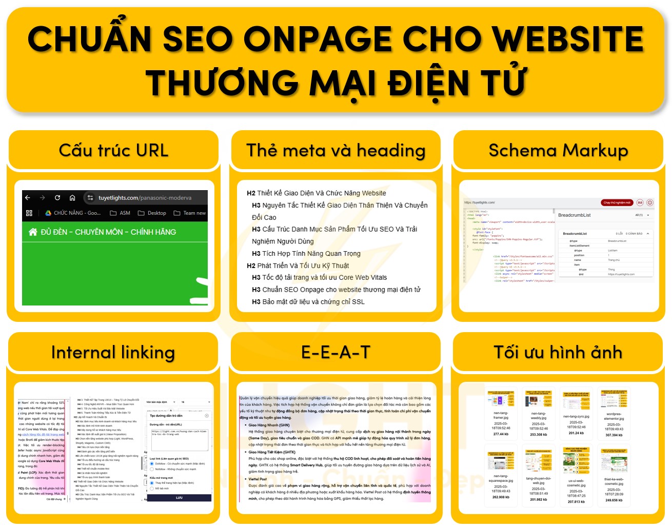 Tối ưu SEO ONPAGE cho website thương mại điện tử