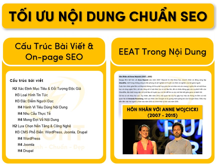 Tối ưu về nội dung chuẩn SEO onpage và EEAT