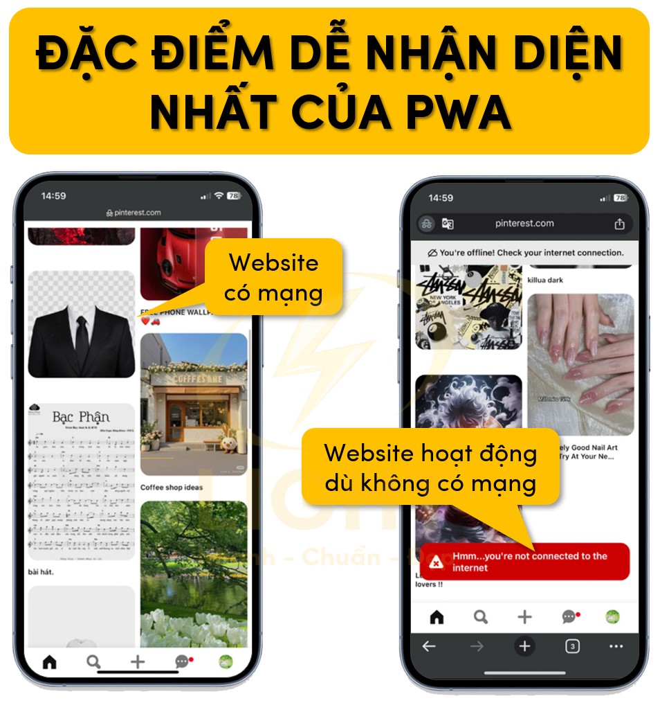 Đặc điểm dễ nhận biết nhất của PWA