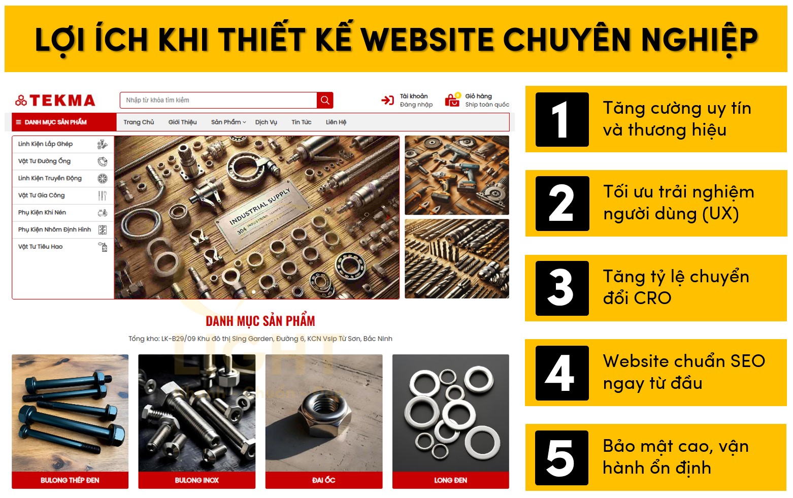 Điểm mạnh khi sở hữu website chuyên nghiệp