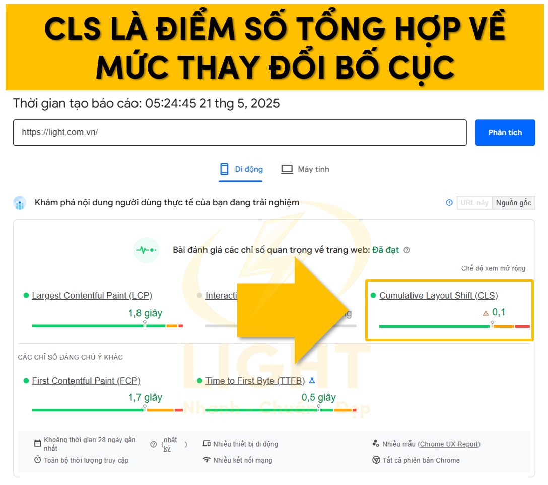 CLS là gì? Tác động của Cumulative Layout Shift đến SEO, trải nghiệm người dùng và thiết kế website