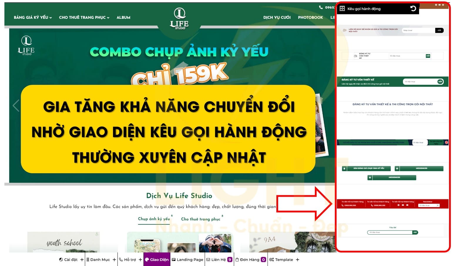 Tăng chuyển đổi đơn giản và hiệu quả