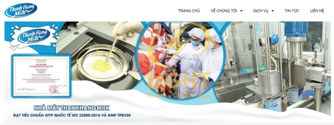 Giao diện banner theo module của Thanhhangmilk