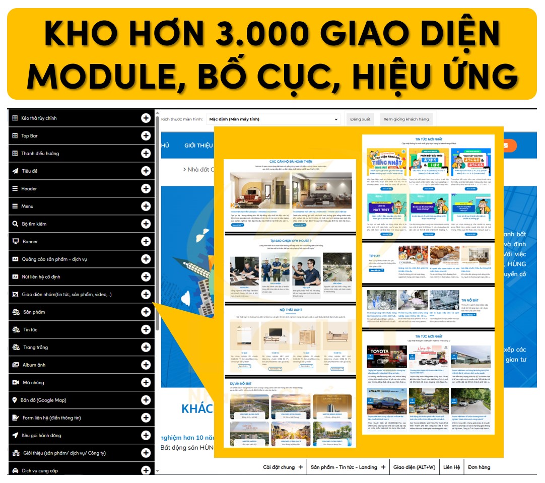 Dịch Vụ Thiết Kế Website Bất Động Sản Chuyên Nghiệp – Tùy Chỉnh Giao Diện, Tích Hợp Tìm Kiếm, Hỗ Trợ SEO Chuẩn Google