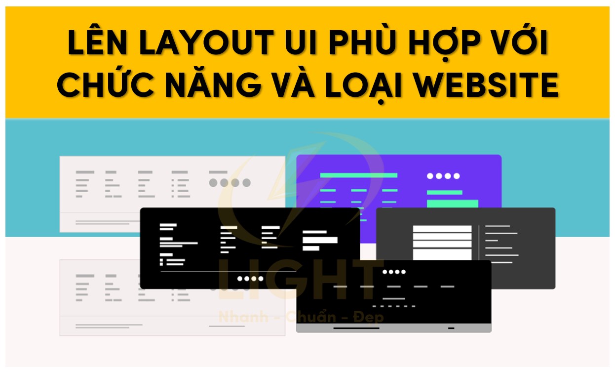 Lựa chọn layout footer phù hợp với chức năng và loại website