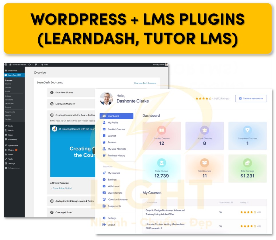 LearnDash và Tutor LMS