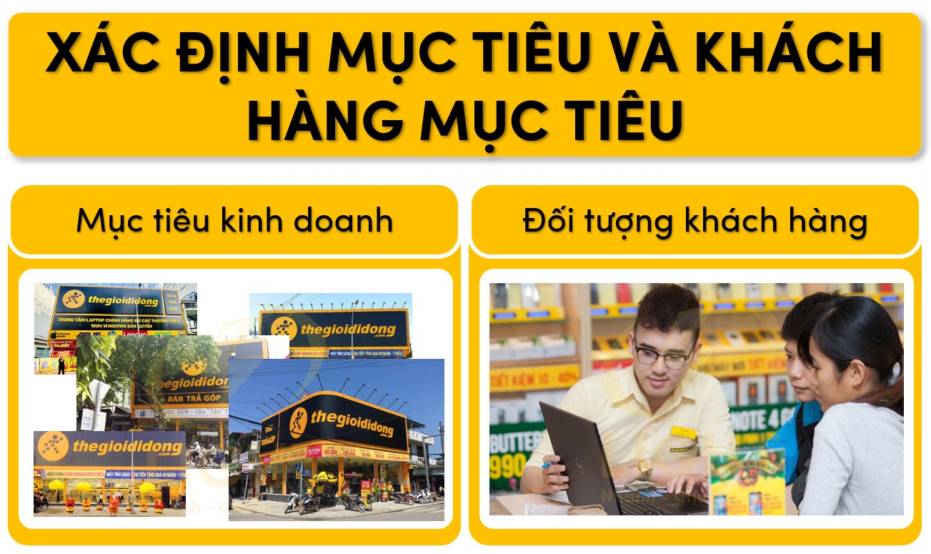 Xác định được mục tiêu nhắm tới và khách hàng mục tiêu