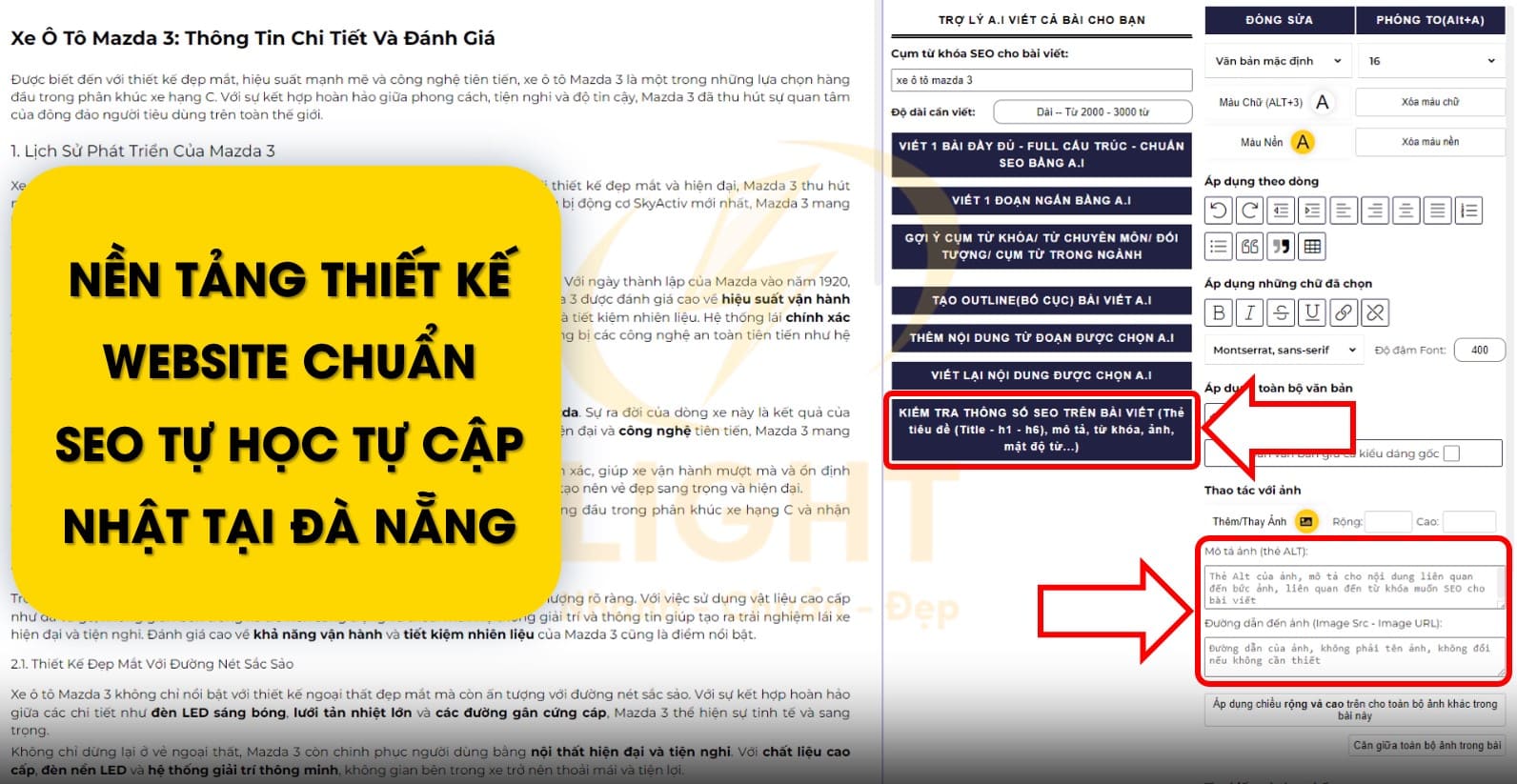 Nền tảng thiết kế website tại đà nẵng phải đảm bảo chuẩn SEO