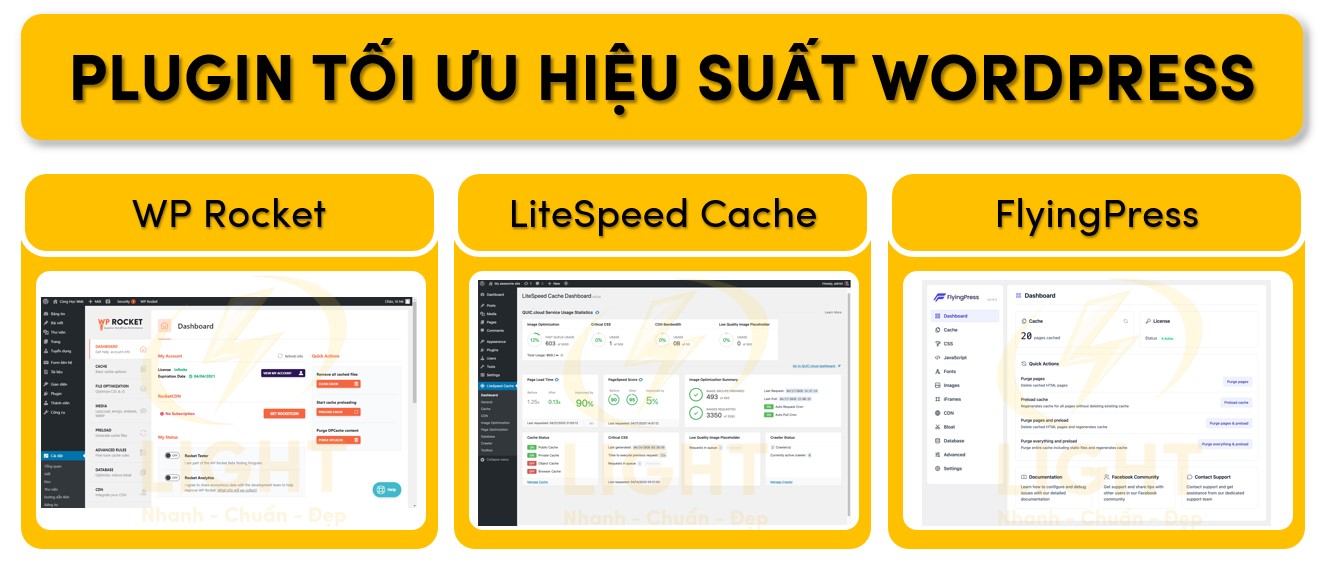Plugin tối ưu hiệu suất của Wordpress