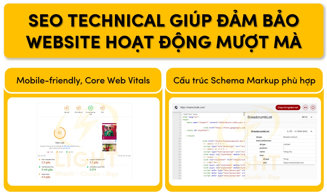 SEO technical giúp đảm bảo website hoạt động trơn tru
