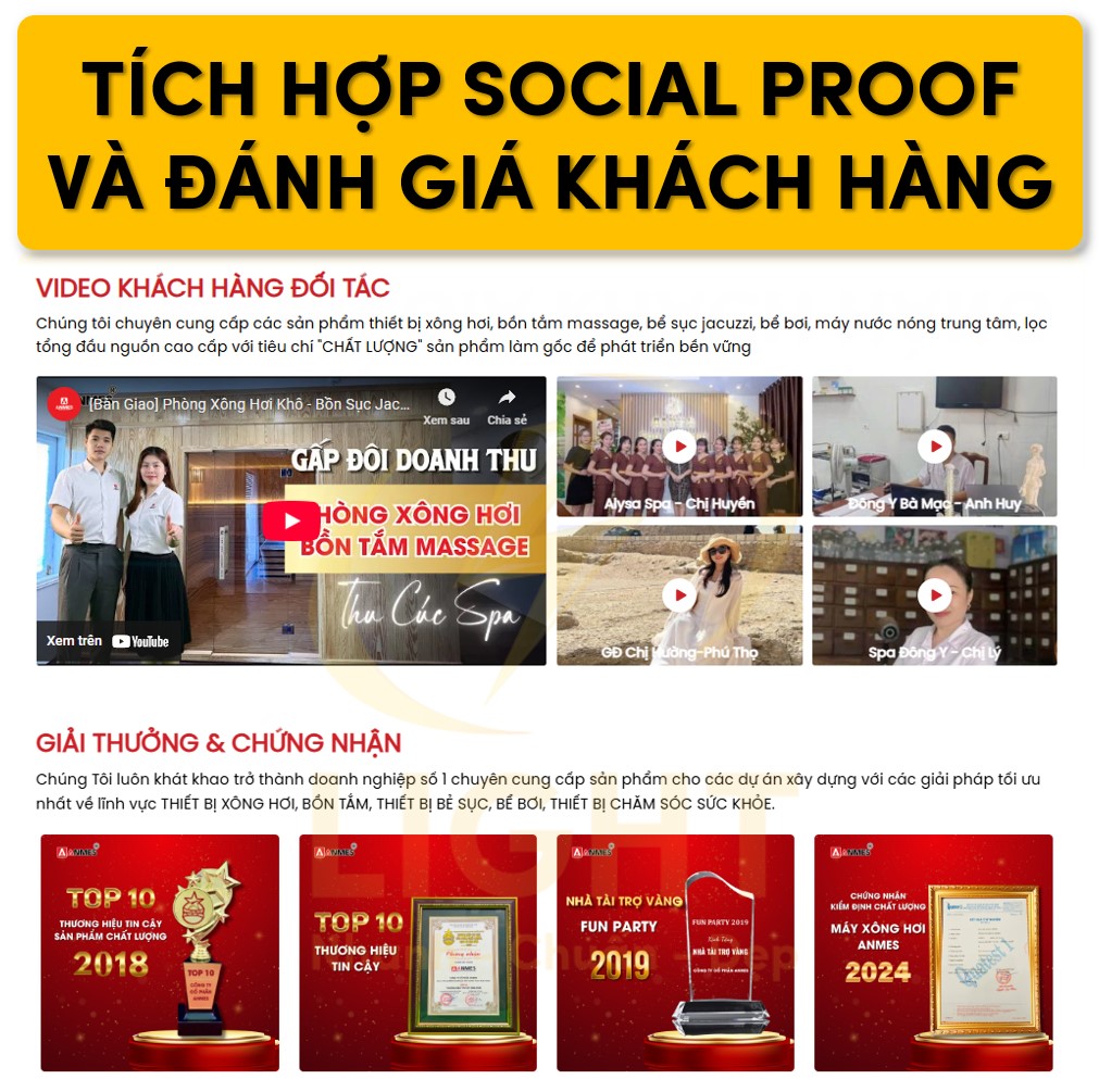 Thêm các đánh giá của khách hàng