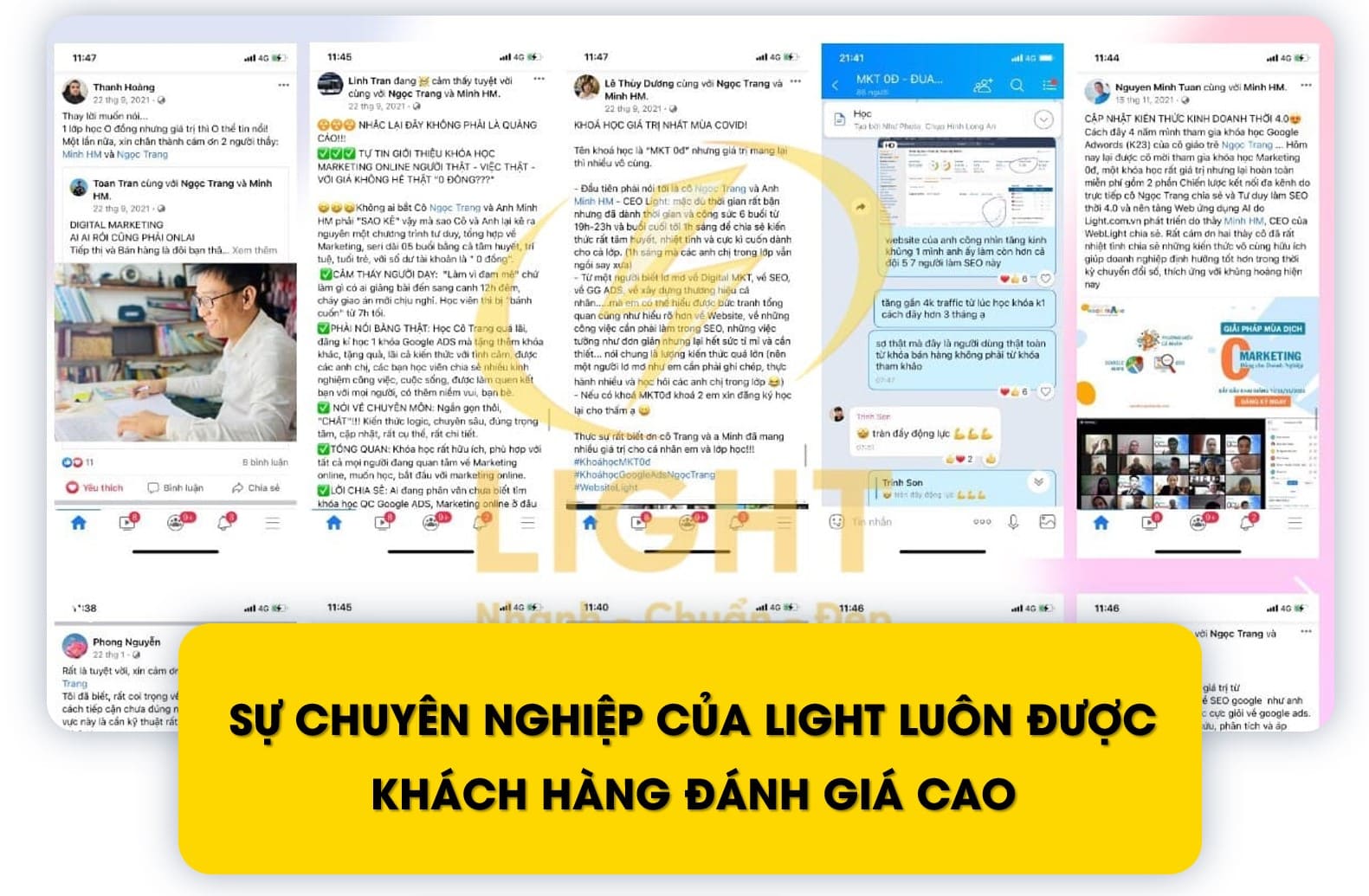 Light cung cấp nền tảng website chuyên nghiệp