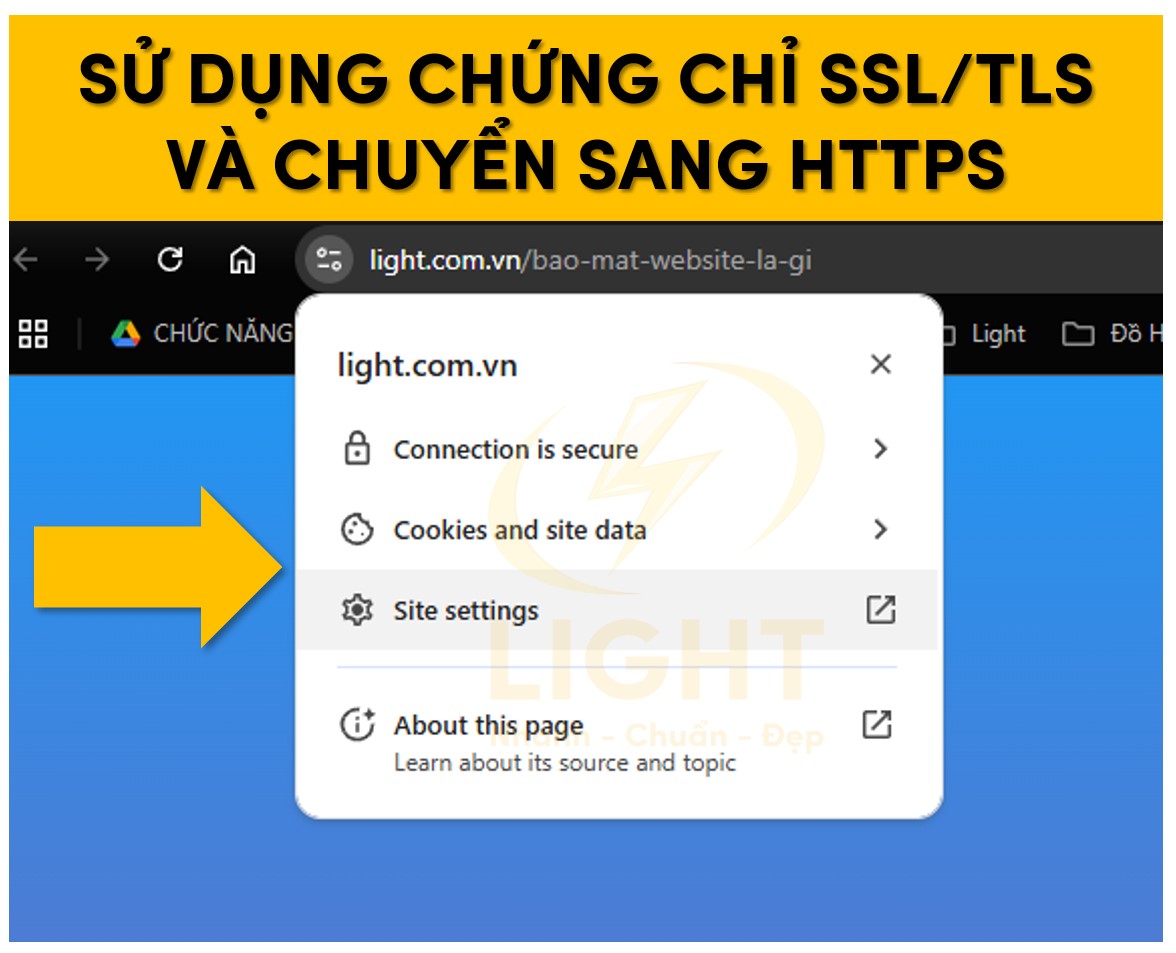 Kích hoạt chứng chỉ SSL/TLS và chuyển sang HTTPS