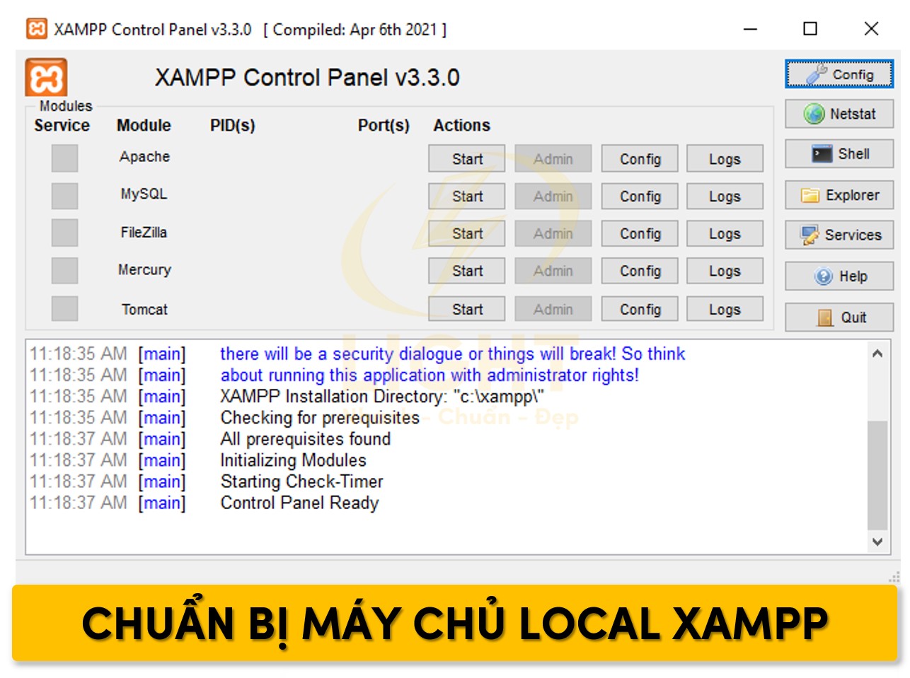Tạo máy chủ local Xampp