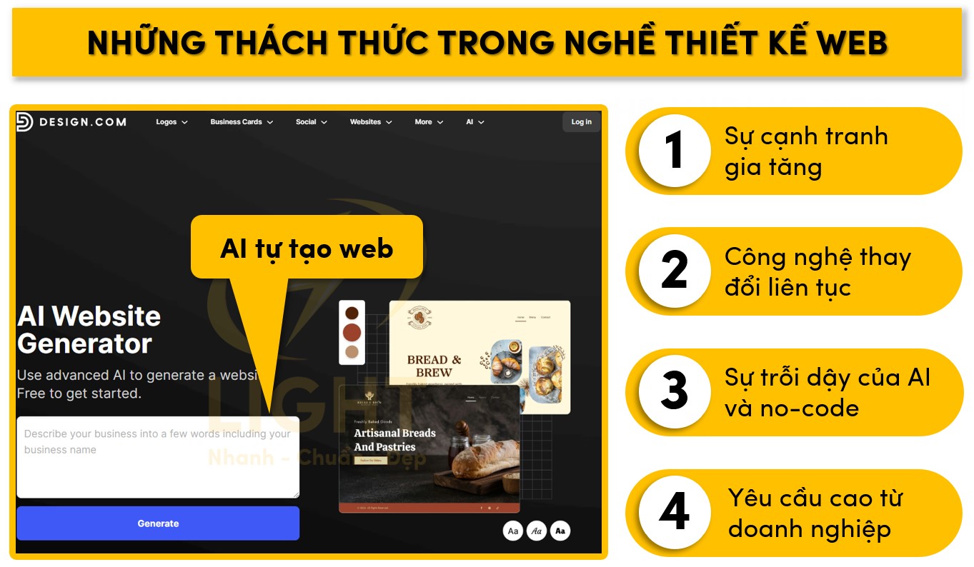 Thách thức gặp phải trong nghề thiết kế web