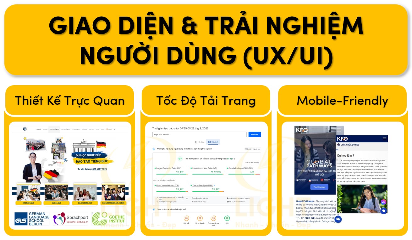 Tối ưu giao diện và trải nghiệm người dùng