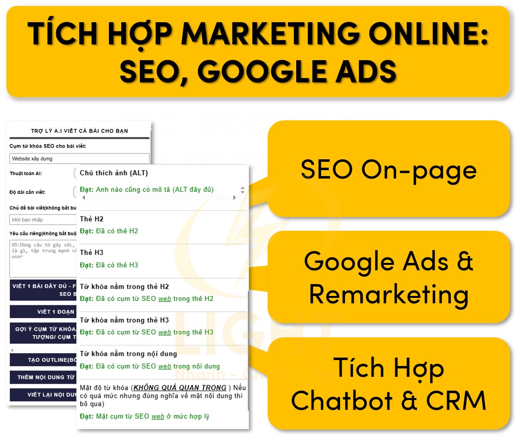 Thêm các công cụ marketing online