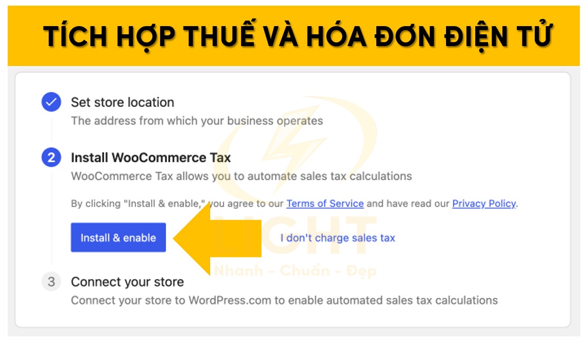 Bổ sung thuế và hóa đơn điện tử trong WooCommerce 