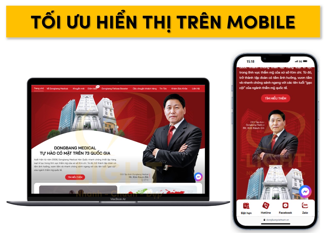 Hiển thị thích hợp trên các thiết bị