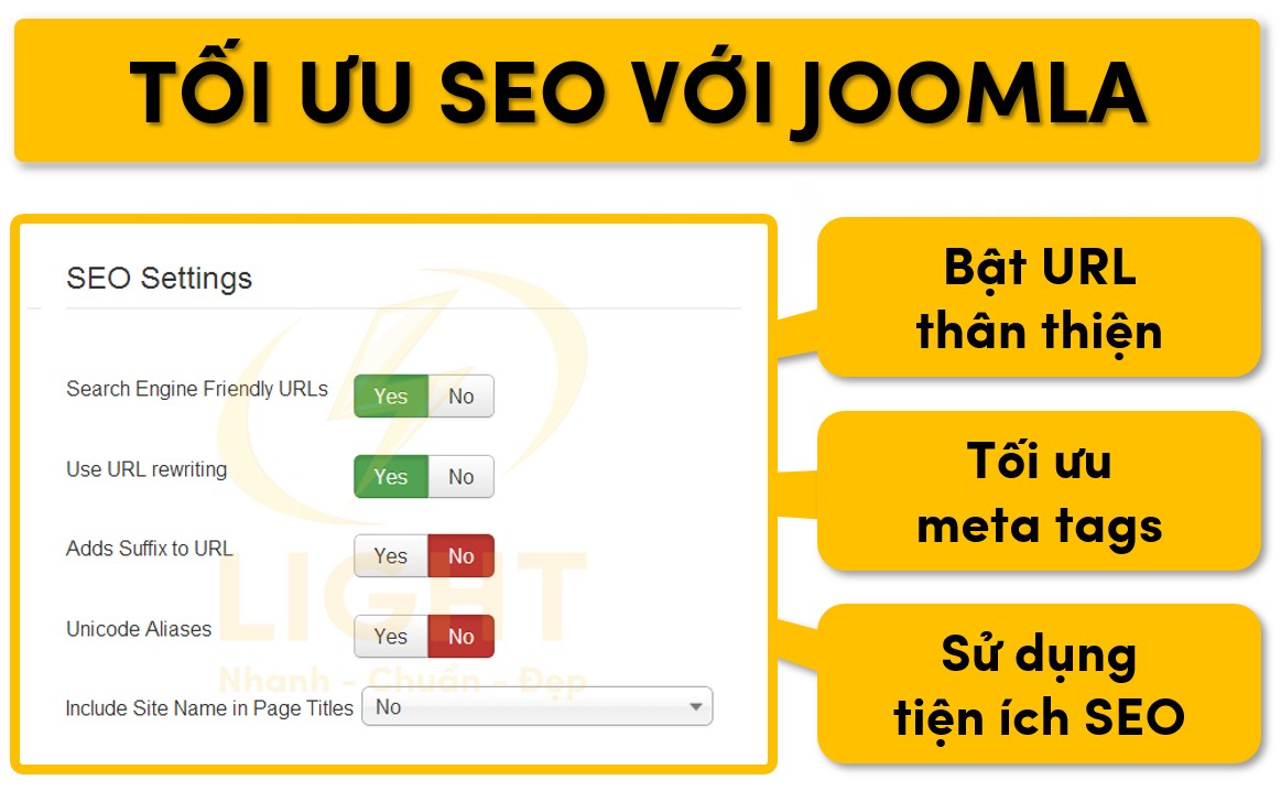 Một số cách tối ưu seo với Joomla