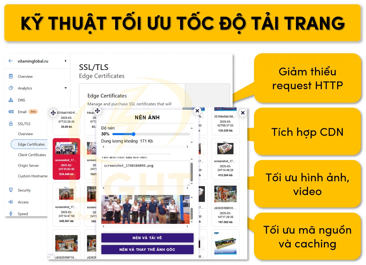 Một số phương pháp giúp tối ưu tốc độ load trang