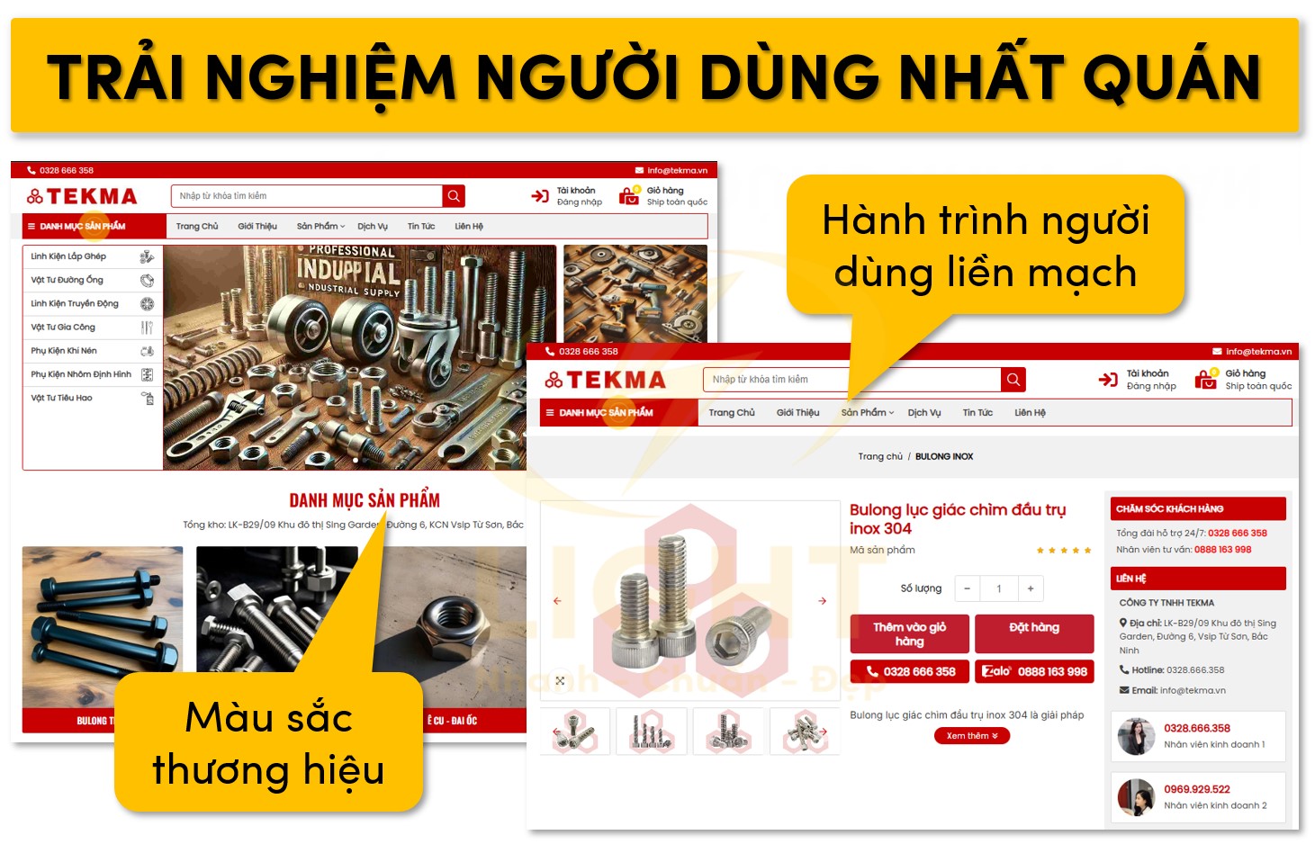 Tối ưu trải nghiệm người dùng một cách nhất quán