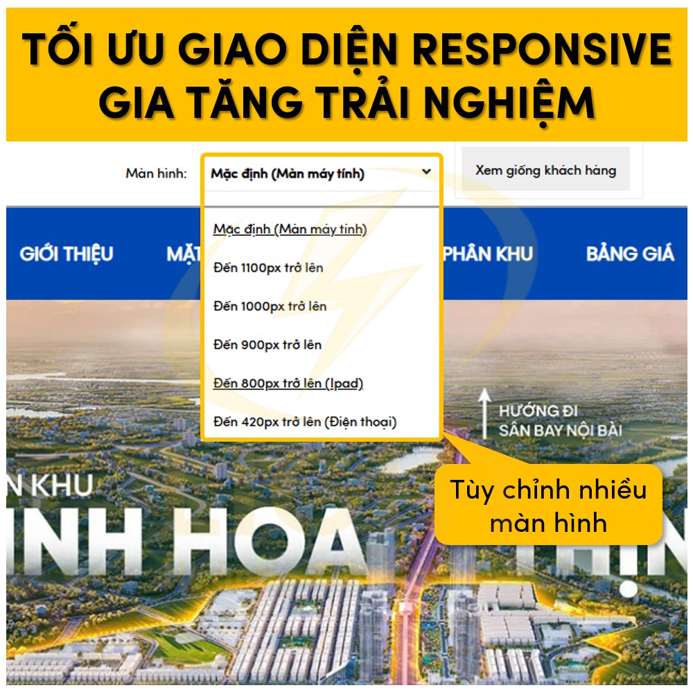 Tối ưu giao diện Responsive gia tăng trải nghiệm