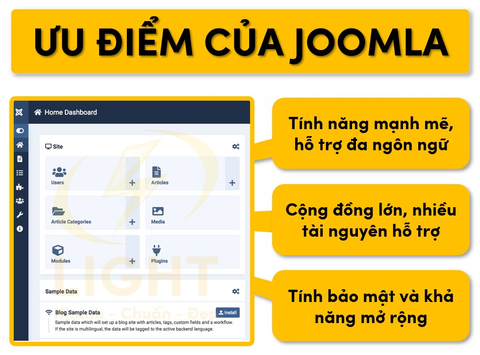 Điểm mạnh của Joomla