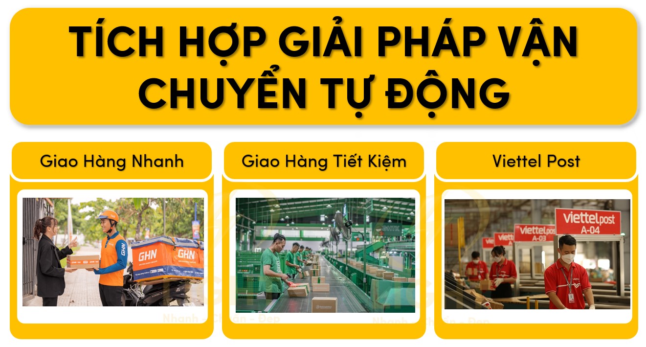 Tích hợp giải pháp vận chuyển phù hợp tự động