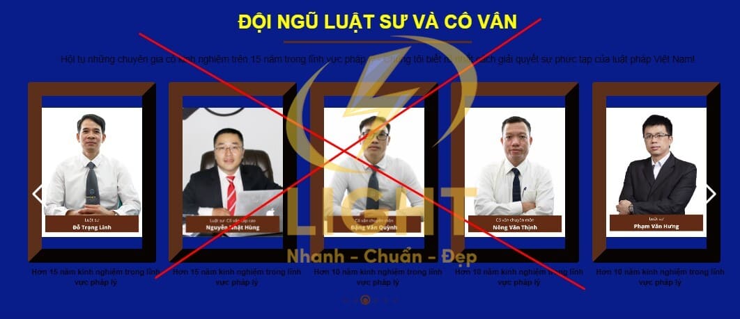 Ví dụ về việc sử dụng quá nhiều màu và không kết hợp với nhau