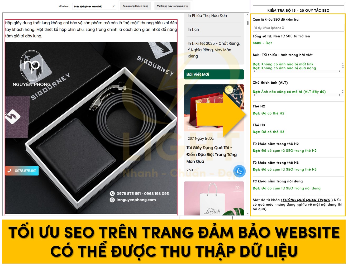 Tối ưu SEO của website chuẩn SEO giúp đảm bảo trang có thể được Google thu thập dữ liệu dễ dàng
