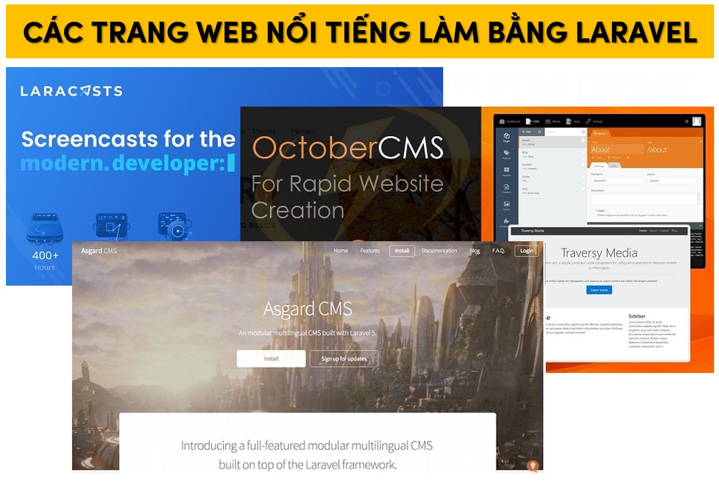 Các trang web nổi tiếng làm bằng Laravel
