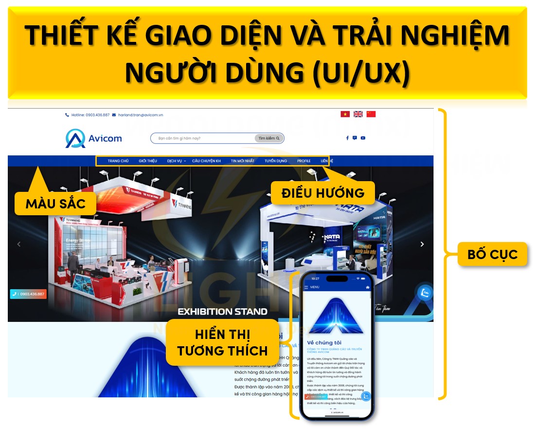 Thiết kế giao diện và trải nghiệm người dùng (UI/UX)