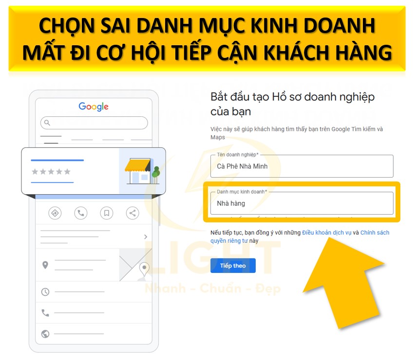 Không cập nhật thông tin doanh nghiệp