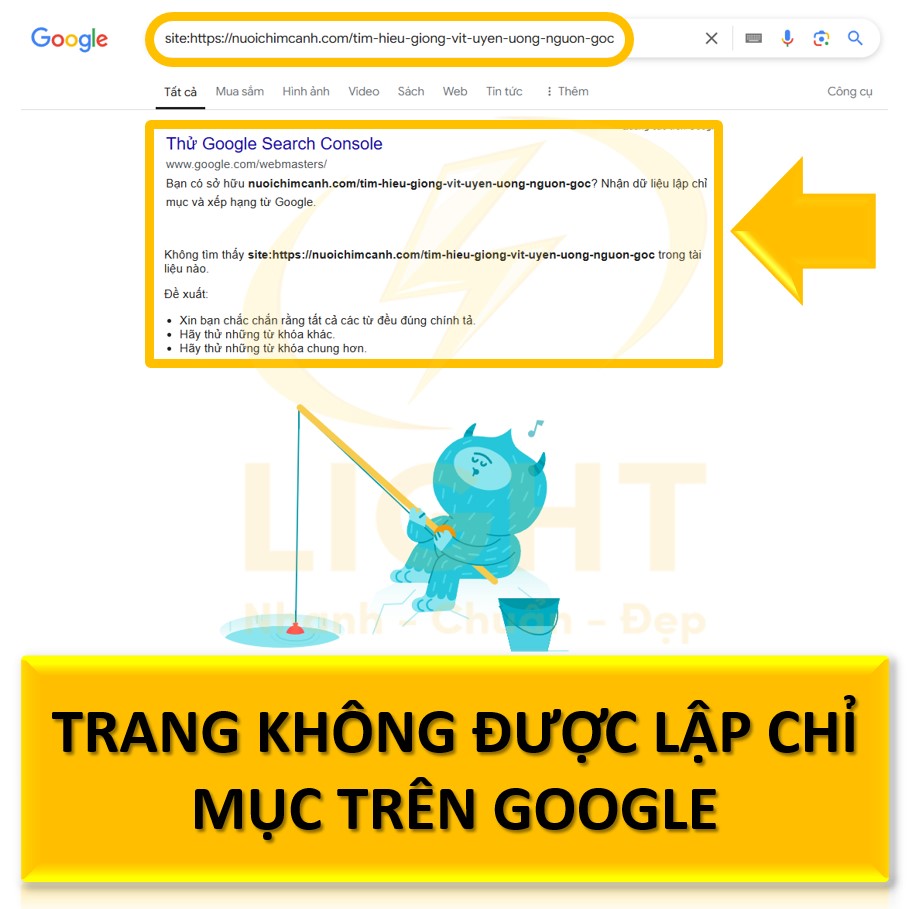 Trang không được lập chỉ mục