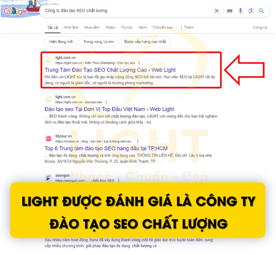 Học SEO chất lượng